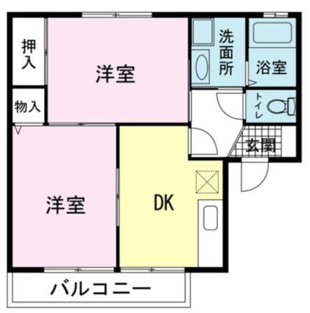 ソフィアＫの物件間取画像